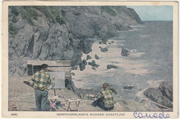 NEWFOUNDLAND'S RUGGED COASTLINE - CANADA - VIAGG. 1956 -79860- - Autres & Non Classés