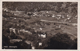 SUISSE . MALVAGLIA. RARETE. VUE GENERALE. ANNEE 1946 + TEXTE - Malvaglia