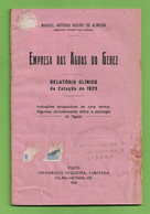 Gerês - Empresa Das Águas Do Gerez - Relatório Clínico Da Estação De 1923 - Portugal - Livres Anciens