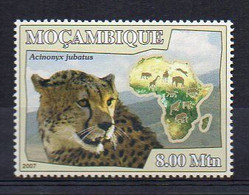 Fauna. Wild Felines - (Mozambique) MNH (3W0806) - Big Cats (cats Of Prey)