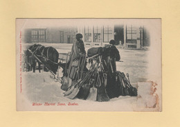 Quebec - Winter Market Scene - Sonstige & Ohne Zuordnung