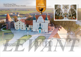 POLAND Postcard 2022.04.12. Cp 1952 Sacred Art - Church Of The Holy Trinity And The Blessed Virgin Mary In Strzelno - Enteros Postales