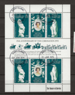 1978 USED  British Antactic Territory, Mi 71-73 Sheet - Oblitérés