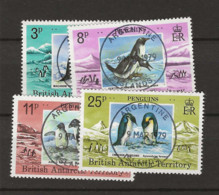 1979 USED  British Antactic Territory, Mi 74-77 - Oblitérés