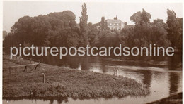 RIVER EXE FROM COUNTESS WIER BRIDGE EXETER OLD R/P POSTCARD DEVON - Exeter