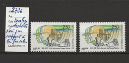 VARIETE FRANCAISE N° YVERT  2726 - Unused Stamps