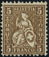 Suisse - 1862 - Sitzende Helvetia - Abart - Nuovi