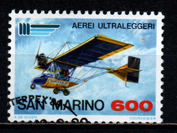 SAN MARINO - 1987 - AEREI ULTRALEGGERI - USATO - Used Stamps
