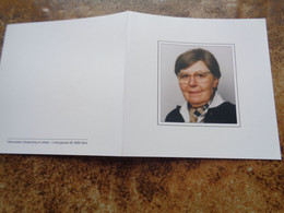 Doodsprentje/Bidprentje   Zuster Inge (Lutgarde Van Acker) Zingem 1935-2006 Gent  Zuster Van Liefde Van J.M. - Religión & Esoterismo