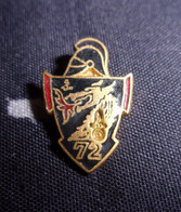 Pin's 72° Régiment Du Génie - Dragon - Mourmelon - Militaria