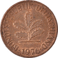 Monnaie, République Fédérale Allemande, 2 Pfennig, 1976 - 2 Pfennig