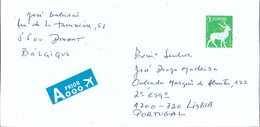 Belgique Cover To Portugal - Covers & Documents