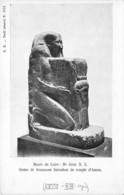 EGYPTE - LE CAIRE - MUSEE - STATUE DE SENMAOUT INTENDANT DU TEMPLE D'AMON - HISTOIRE, ANTIQUITE - Musei