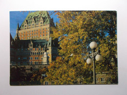 QUEBEC CITY  Le Chateau Frontenac Vu Du Parc Montmorency - Québec - Château Frontenac