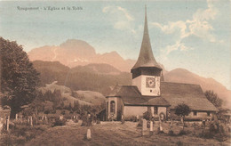 Rougemont - L'Eglise Et Le Rubli - Rougemont