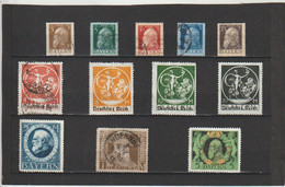 TIMBRES  DIVERS D'  ALLEMAGNE  - BAYERN  - NEUFS Sans GOMME - OBLITERES - Sonstige & Ohne Zuordnung