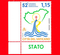 Nuovo - MNH - VATICANO - 2021 - 52° Congresso Eucaristico Internazionale – Logo – Cartina - 1.15 - Unused Stamps