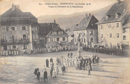 68-MASSEVAUX- 24 JANVIER 1916, VISITE DU PRESIDENT DE LA REPUBLIQUE - Masevaux