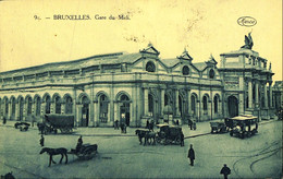 038 579 - CPA - Belgique - Bruxelles - Gare Du Midi - Chemins De Fer, Gares
