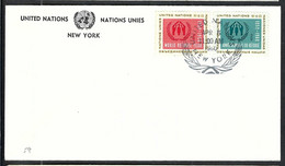 NATIONS-UNIES NEW-YORK 1959:  LSC - Cartas & Documentos