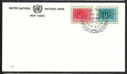 NATIONS-UNIES NEW-YORK 1959:  LSC - Lettres & Documents