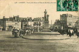 Lorient * Place Du Morbihan Et Statue Jules Simon - Lorient