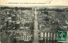 Lorient * La Rue Du Morbihan Et Vue Générale , Vers Kerentrech * Coiffeur Quincaillerie - Lorient