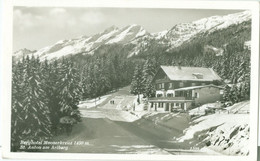 St. Anton Am Arlberg 1963; Berghotel Mooserkreuz - Gelaufen. (Theodor Spies - St. Anton Am Arlberg) - St. Anton Am Arlberg
