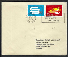 NATIONS-UNIES NEW-YORK 1970:  LSC Pour Genève - Storia Postale