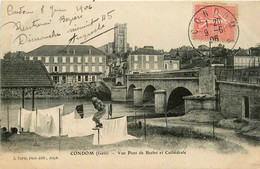 Condom * Vue Pont De Barlet Et Cathédrale - Condom