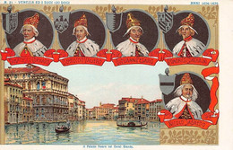 03693 "21 VENEZIA E I SUOI 120 DOGI-IL PALAZZO PESARO NEL CANAL GRANDE"   CART NON SPED - Venezia (Venedig)