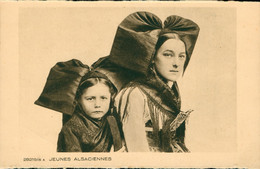 Fantaisie Folklore Costume Alsace Alsacienne Elsässerin Nœud Jupe Jeune Fille Et Enfant Personnage - People