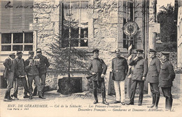 88-COL-DE LA SCHLUCHT- ENVIRONS DE GERARDMER- LES POTEAUX FRONTIERES- DOUANIERS FRANCAIS GENDARME ET DOUANIERS ALLEMANDS - Gerardmer