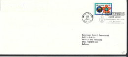 NATIONS-UNIES NEW-YORK 1968:  LSC Pour Genève - Storia Postale