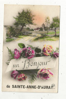 Cp, 56 , Un Bonjour De SAINTE ANNE D'AURAY , Voyagée 1949 - Sainte Anne D'Auray