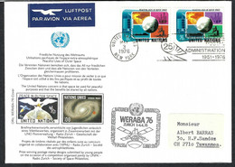 NATIONS-UNIES NEW-YORK 1976:  LSC Pour Zürich (Suisse) - Cartas & Documentos