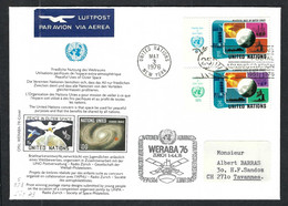 NATIONS-UNIES NEW-YORK 1976:  LSC Pour Zürich (Suisse) - Storia Postale