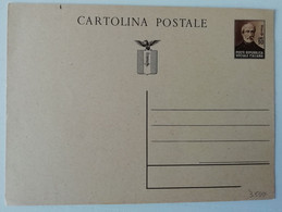Italia R.S.I. 1944 - Intero Postale Mazzini - Entiers Postaux