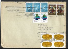 NATIONS-UNIES NEW-YORK Ca.1993:  LSC Pour Genève - Covers & Documents