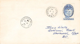 CANADA - LETTER 1956 ALEXANDRA FIORD > QUALICUM BEACH / ZL68 - Cartas