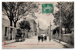 Le Pouzin - Route Nationale Au Sud De La Ville   - Caleche -  CPA°Rn - Le Pouzin