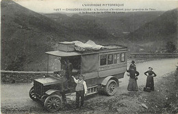15 , CHAUDESAIGUES , L'Autobus A La Cote De Lanau , * CF 370 53 - Sonstige & Ohne Zuordnung