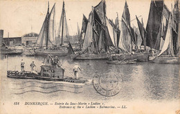 59-DUNKERQUE-ENTREE DU SOUS-MARIN " LUDION " - Dunkerque