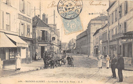 94-MAISON-ALFORT- LA GRANDE RUE ET LA POSTE - Maisons Alfort