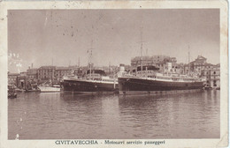 Civitavecchia - Motonavi Servizio Passeggeri - Viaggiata 1934 - Civitavecchia