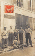 CARTE-PHOTO- L'ATELIER PERRIER- METIERS DE BATIMENTS - Kunsthandwerk