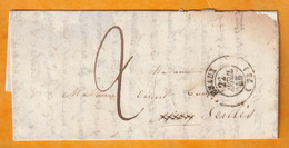 1845 - Lettre Pliée Avec Correspondance De 2 Pages De MEAUX Vers SENLIS  - Taxe 2 - 1801-1848: Précurseurs XIX