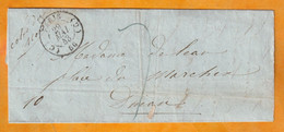 1843 - Portion De Lettre Pliée Avec Correspondance De PARIS Vers DINAN - Taxe 7 - Cad Arrivée - 1801-1848: Precursors XIX