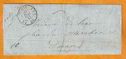 1843 - Portion De Lettre Pliée Avec Correspondance De PARIS Vers DINAN - Taxe 7 - Cad Arrivée - 1801-1848: Précurseurs XIX