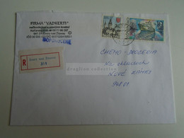 D189922     Slovensko  Slovakia   Reigstered Cover  Ca 2000  Dvory Nad Zitavou - Brieven En Documenten